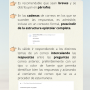 M27 Indicaciones particulares para distintos canales